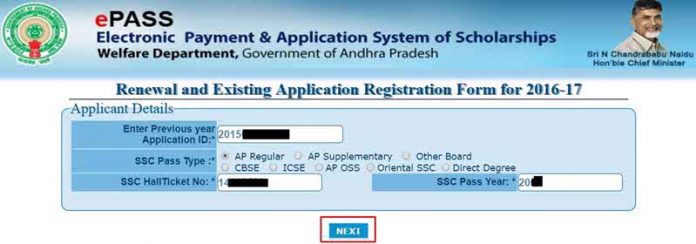 Ap Epass Renewal Application Ap Epass Scholarship Registration 4806